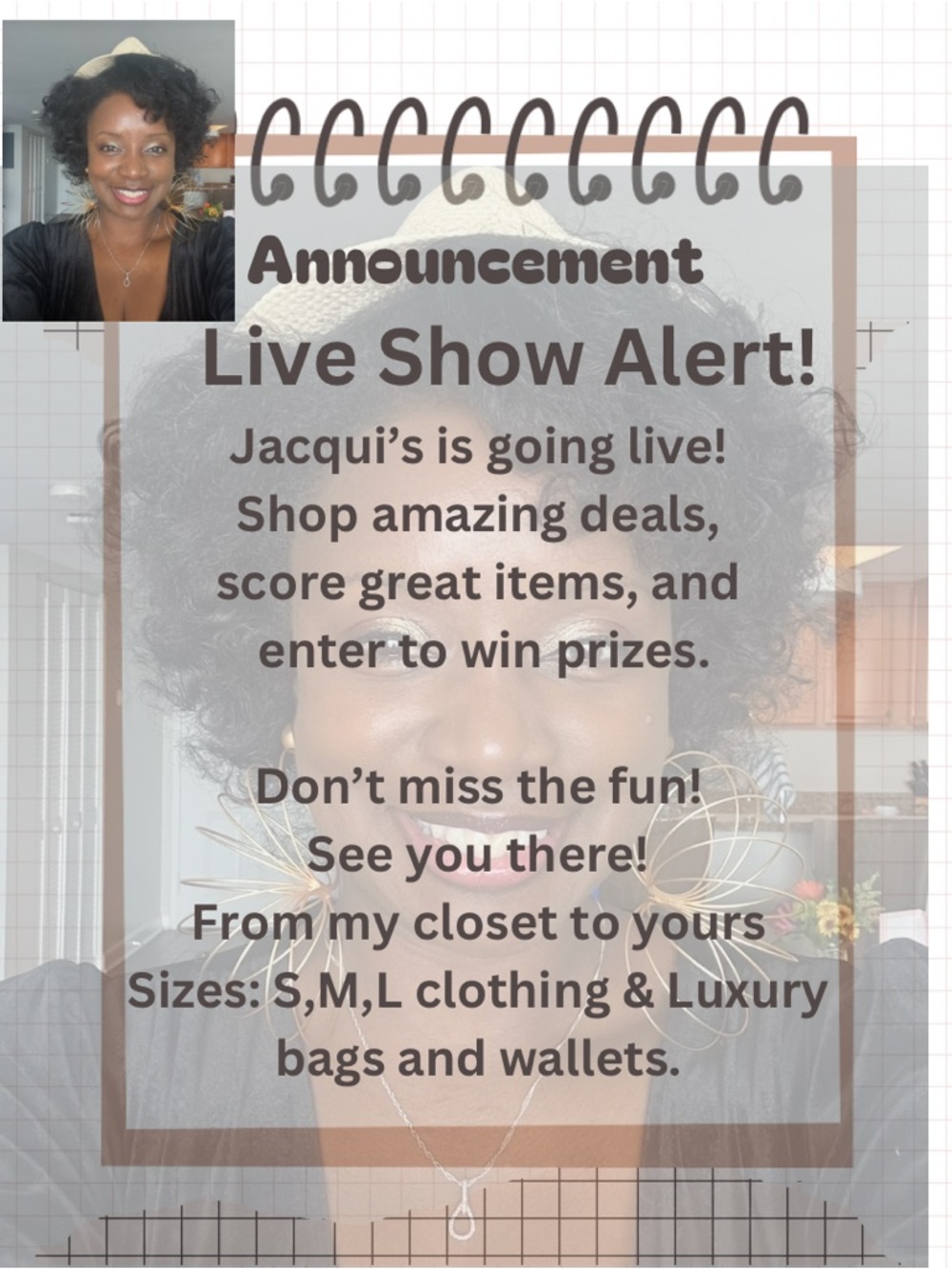 Jacqui Is Live!